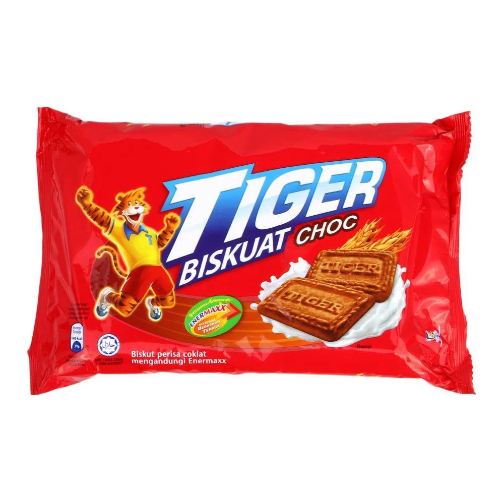Popular Tiger Biscuit with Chocolate/ Milk/ Original Flavour