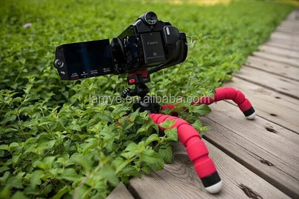 Portable and Cheap Sponge Tripod Octopus Mini Tripod Supports Stand Sponge For Mobile Phones for Camera