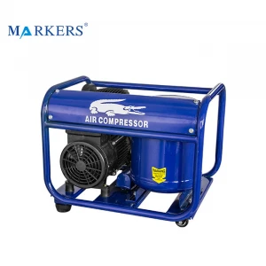 Portable frame type 9L 1.1kw 1.5hp oil free air compressor