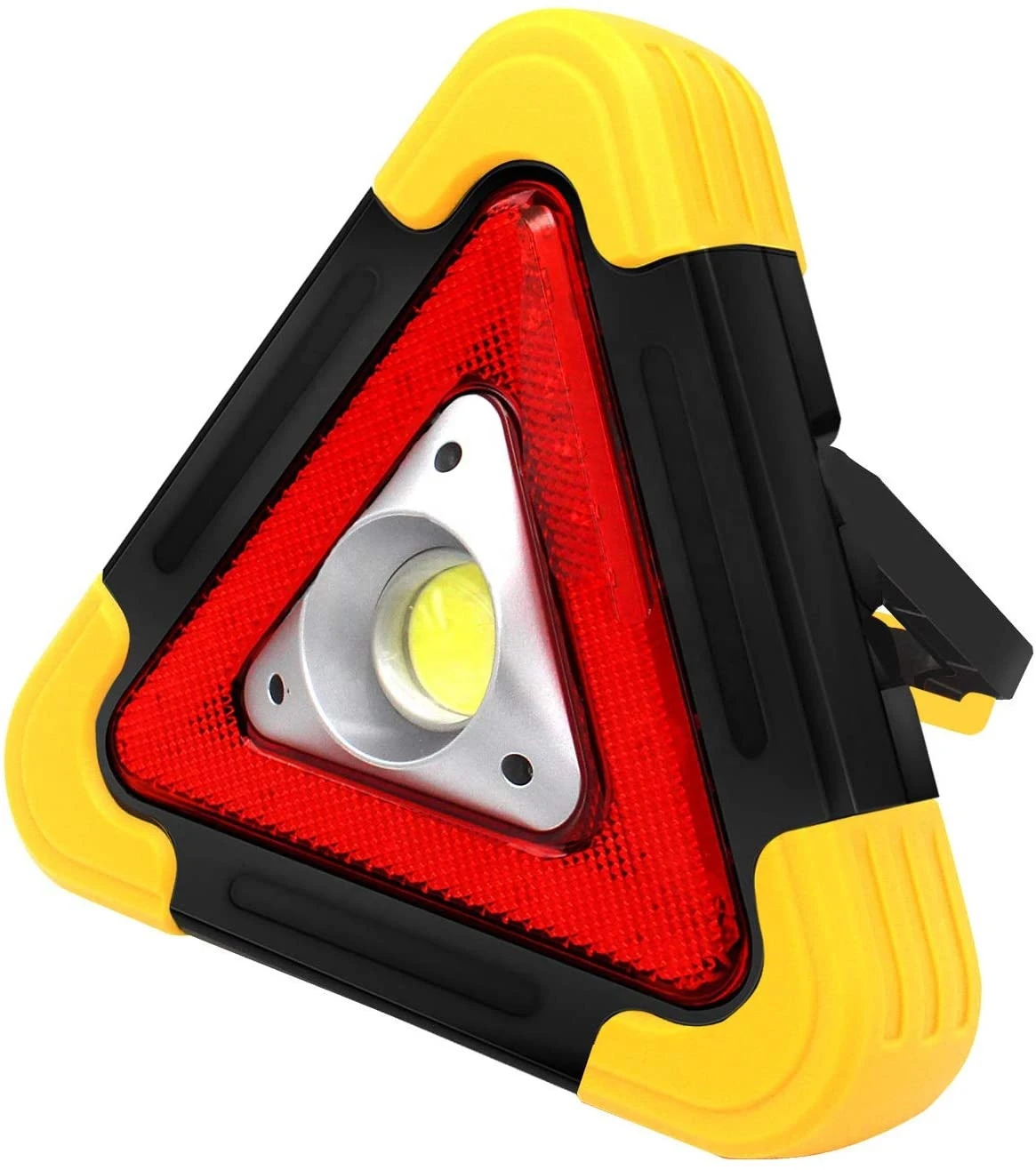Portable LED Work Light Triangle Car Warning Light for Car Repairing Emergency Hurricanes 3 AA Batteries Included