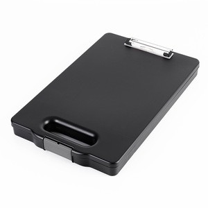 Portable Letter Size Durable Pp Custom-made Clipboard Folder  hand-held  Customized clipboard with storage box