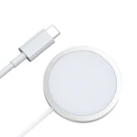 Portable Mobile Phone Charging Station Wireless 15w Magnetic Suction Charger  wireless charging