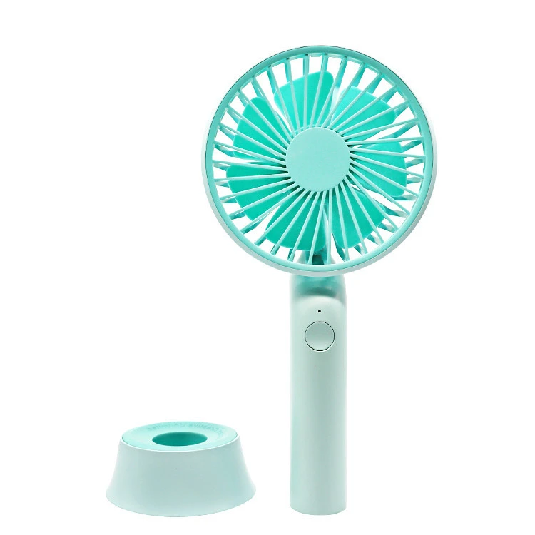 Portable USB Charging Air Cooling Fan With Pedestal Battery Operated Table Stand Mini Fan