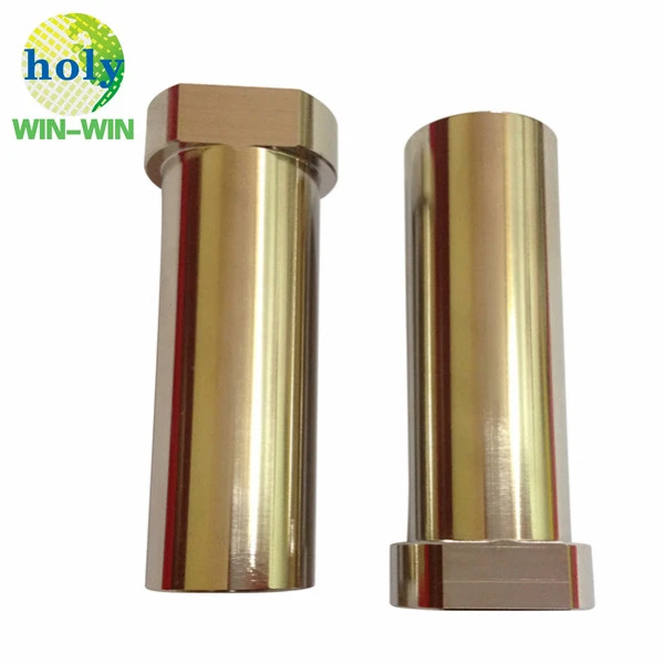 Precision OEM Custom Bronze Copper Brass Parts CNC Turning Material with Chrome Nickel Plating Coating