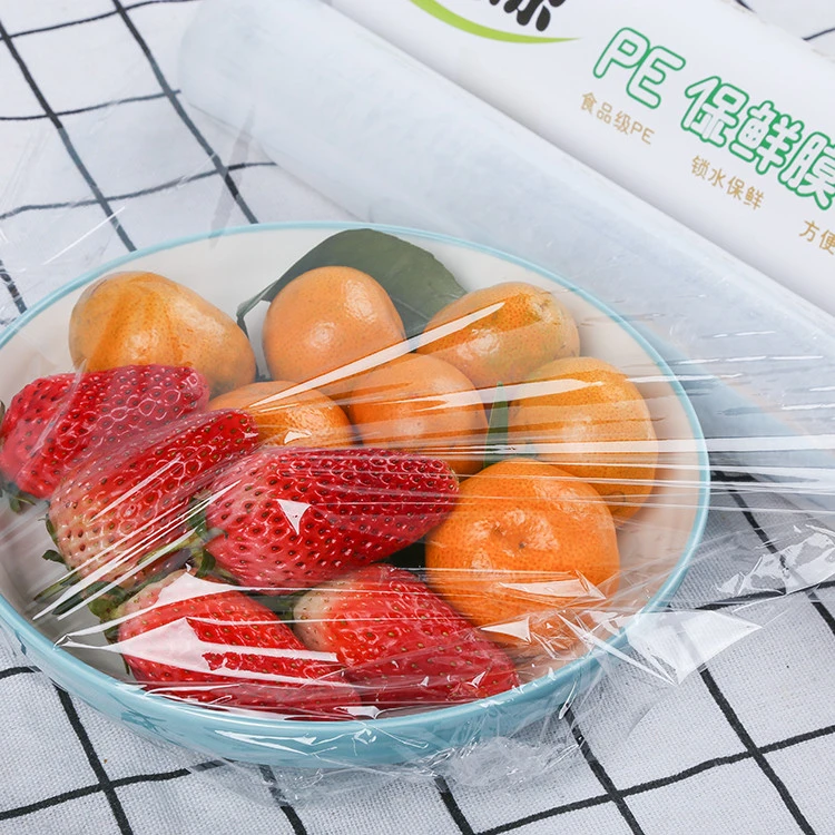 Price Good Fruit Cling Film Roll Manufacturers Stretch Kitchen Cling Film