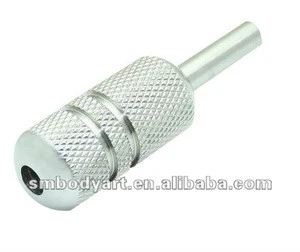 professional 304 stainless steel high polish round tattoo grip
