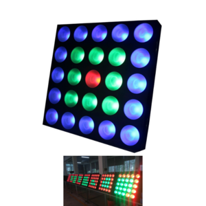 Professional China video 25pcs RGBW 4in1 10W led dot matrix blinder matrix displays light