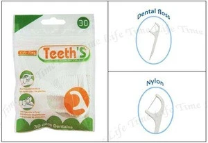 Professional Dental Supplier Dental Floss Picks UHMWPE Floss 24 Counts 30 Counts toothpick