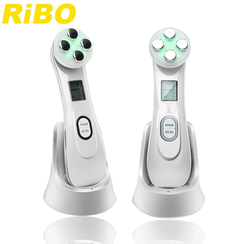 Professional portable face High frequency EMS RF LED home salon equipment machine wrinkle remover