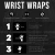 Import Professional Quality Wrist Wraps Support Braces Belt Protector Weight Lifting Wrist Wraps from Pakistan