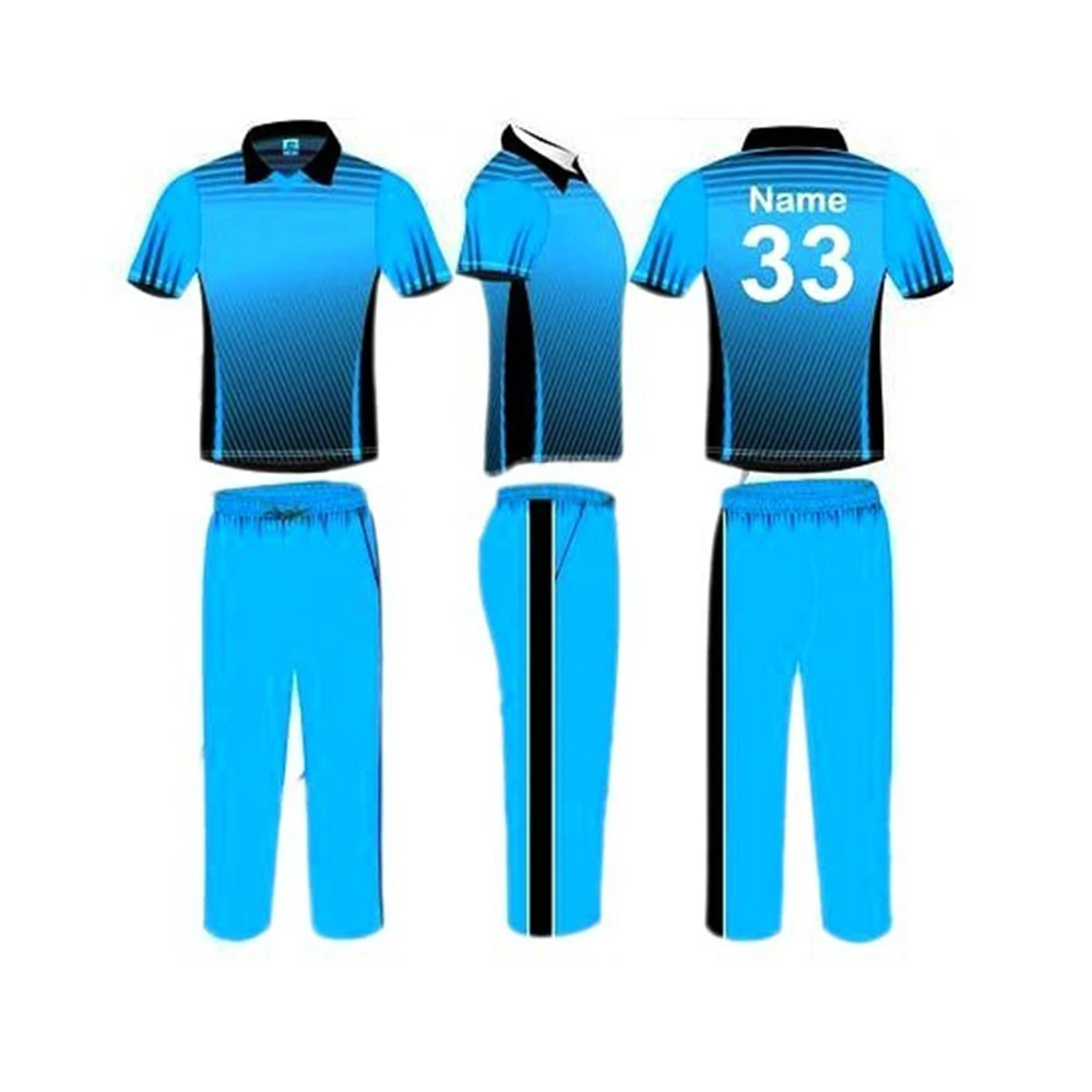 Professional Wholesale Breathable Moisture Wicking High Quality Cricket Uniform