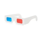 Promotional 3d paper glasses, red cyan paper glasses