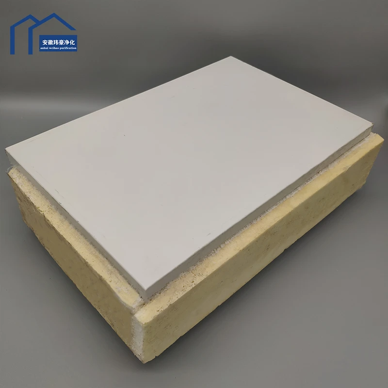 Pu insulated polyurethane sandwich exterior wall panel for cold storage