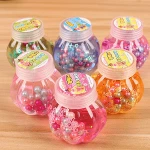 Pumpkin Slime Modeling Clay Toy Crystal Clear Slime Fluffy Mud Transparent for Kids Intelligent Hand Plasticine Mud Playdough