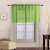 Import Pure Color Sheer Short Curtains Valance Tie from China