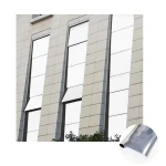 PVC Available Decorative Sun Control Privacy Static Cling One Way Mirror Film Glass Tint for building/home decor