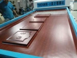 PVC film veneer door cabinet vacuum laminating press machine for PVC MDF door pvc vacuum press laminating machine for furniture