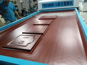 PVC film veneer door cabinet vacuum laminating press machine for PVC MDF door pvc vacuum press laminating machine for furniture