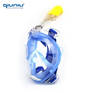 QIUNIU Action Camera Diving Equipment Easybreath Diving Full Face Snorkel Mask for Gopro Sjcam Xiaomi Yi