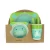 Import Quality assurance Environmental Protection Green Kids Square Bamboo Dinner Set from China
