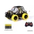 Import Radio-controlled Car Truck Vehicle Model Doodle Pattern Rc Buggy Kids Boy Birthday Gift 1/36 Scale Remote Control Rock Crawler from China