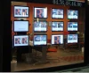 Real estate agent LED window display advertising slim crystal light box