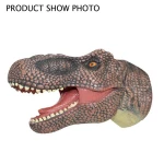 Realistic Animal Soft Rubber Hand Puppet Dinosaur Toys