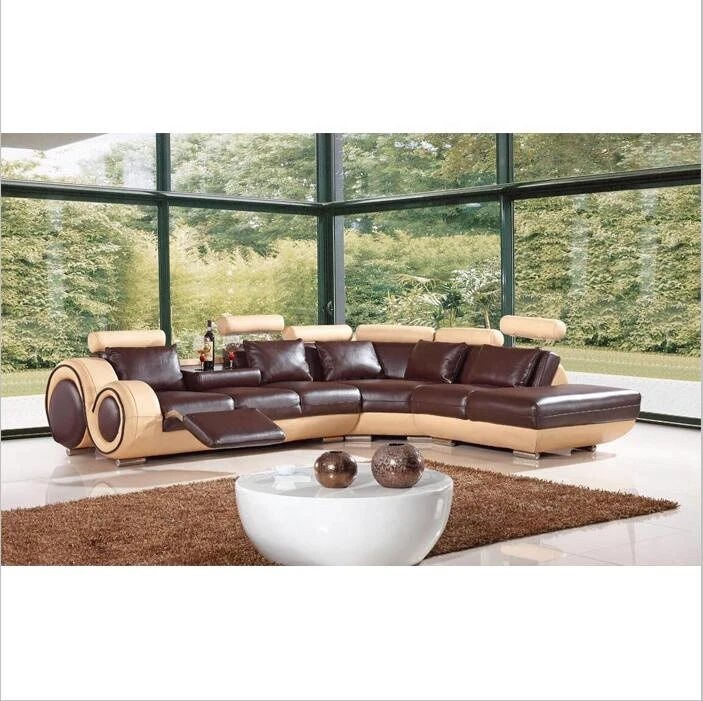 recliner modern leather sofa