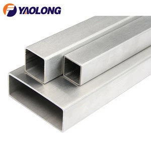 rectangular welded 304 316L stainless steel balustrade railing pipes price list