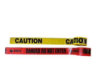 Red printing marking pe warning custom barricade tape