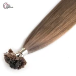 remy virgin hair extension keratin flat tip hair extension