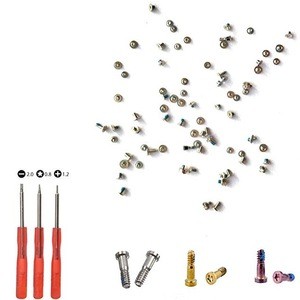 Replacement Screws for iPhone 6S Plus 5.5&quot;, Full Set with Bottom Silver, Rose Gold &amp; Gold