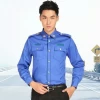 Residential property security clothing Airport Hotel officer uniform White Blue security guard Summer Short Sleeve uniform