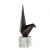 Import Resin animal sculpture paper crane statue crystal base home decor from China