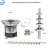 Import Restaurant equipment banquet buffet table chocolate heating tank chocolate fountain from China
