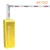 Import Roadway safety automatic rising bollard price driveway yellow retractable with safety barrier reflection strip from China