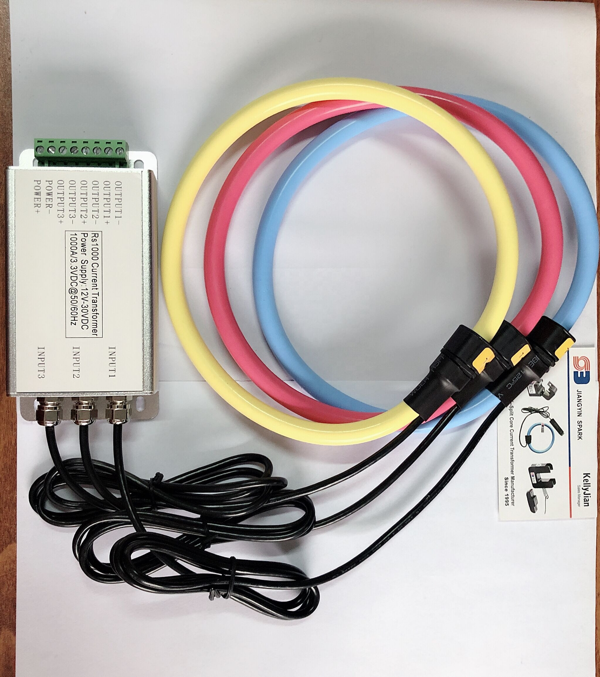 Buy Rogowski Coil 400a /0.33v With Energy Meter Rs485 Modbus Din Rail ...