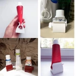 Rolling Tube Toothpaste Squeezer Dispenser Toothpaste Seat Holder Stand Daily Living Tube Squeezing Aids