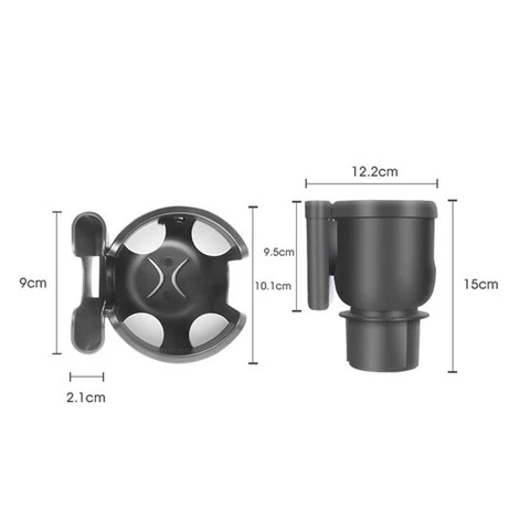 Rotating Cup Holder Two-In-One Water Car Cup Cell Phone Holders