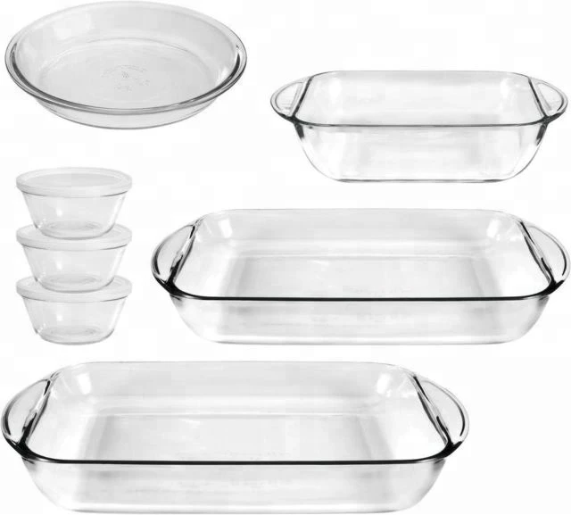 Round Glass Material and Baking Dishes  Pans Type bakeware glassware cookware glass pyrex cooking