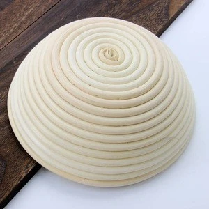 Round Rattan Banneton Bread Proofing Basket with Linen Liner for Risen Dough for Bread Cake Baking