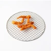 round stainless steel bbq grill mesh/barbecue wire mesh net cheap fish bbq wire rack for barbecue