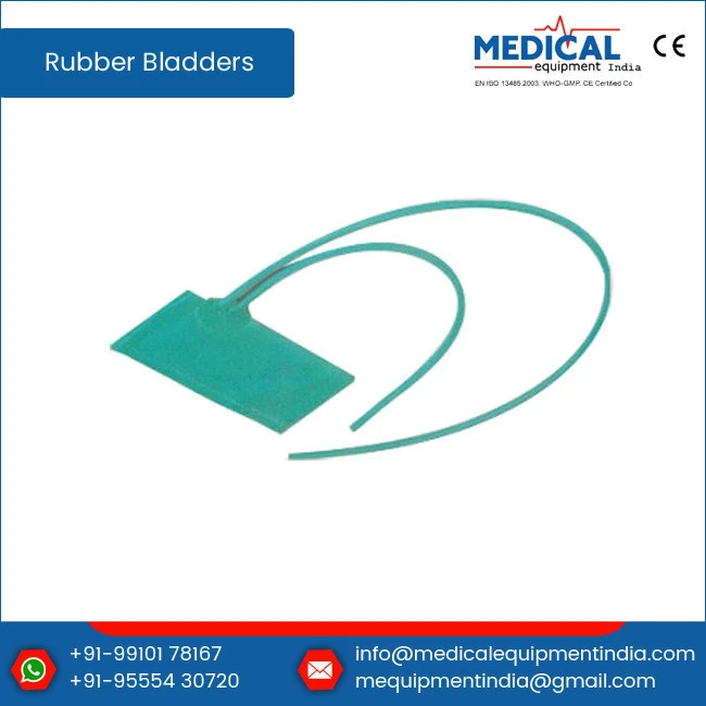 Rubber Bladders with Two Equal Tubes