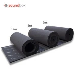 Rubber soundproof material vibration damping and studio sound insulation mat material for Hotel flooring