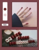 SaiJe Beauty Personal Care Nail Suppliers Artificial Fingernails Fashion False Nails Tips 24 PCS