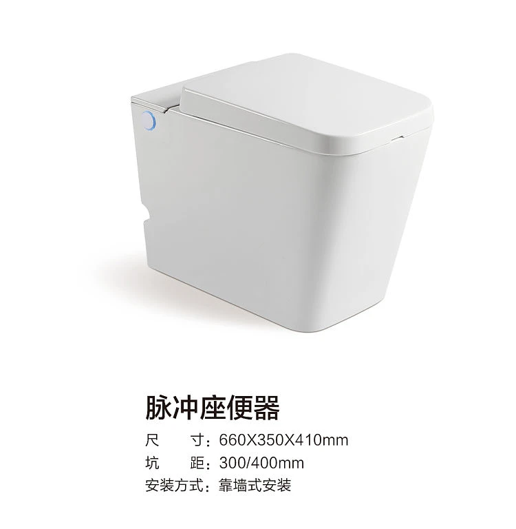sanitary ware back to wall  bathroom wc ceramic pulse toilet tankless