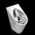 Import Sanitary ware stainless steel modern wall-hung male urinal bowl single inox urinal from China