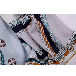 Scarves shawls square 100% silk twill square scarf for lady