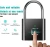 Import Security Lock Smart Keyless Usb Rechargeable Fingerprint Padlock For Travel from China