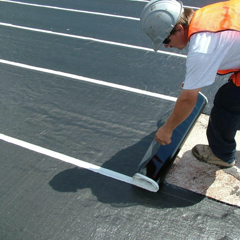 Self Adhesive Polymer Modified Bitumen Adhered Waterproof Roofing Underlayment from weifang